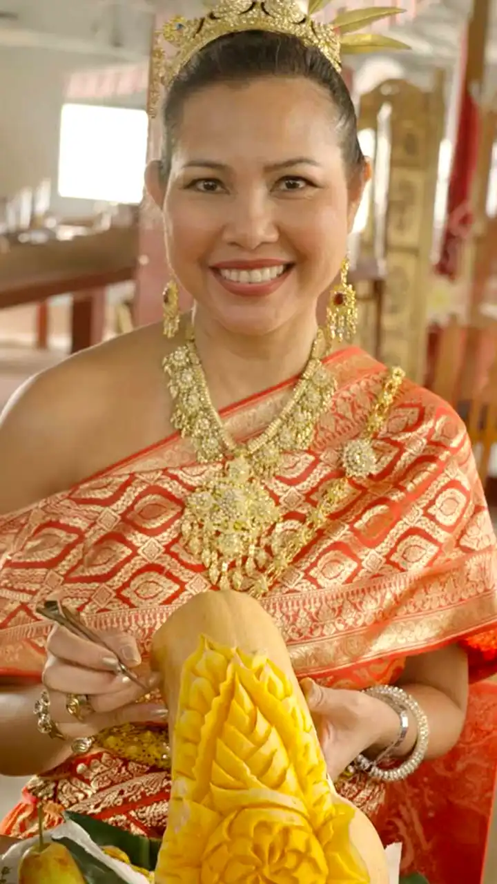 Carving thailandese al Festival
