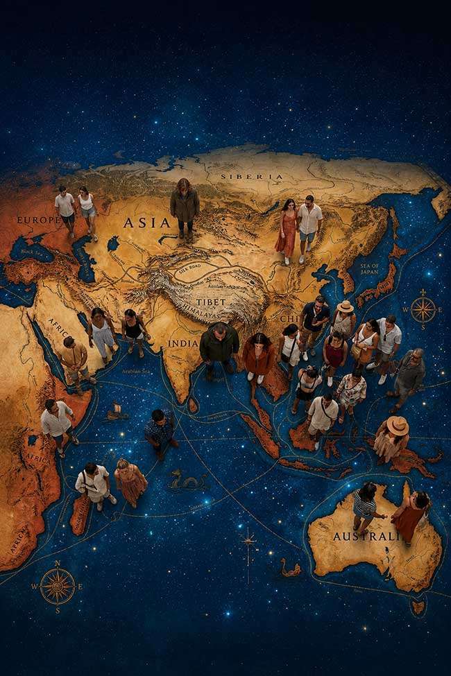 La Mappa del Festival dell'Oriente
