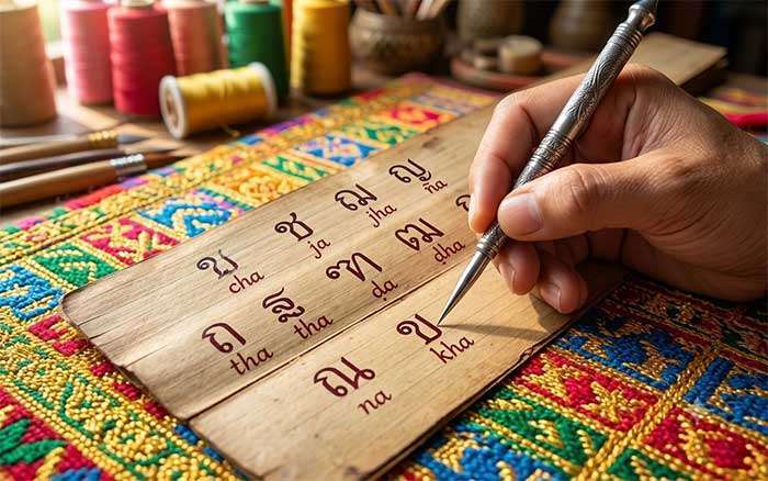 Calligrafia thailandese