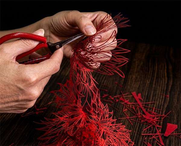 Arte del ritaglio della carta cinese