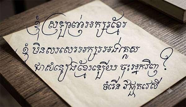 Scrittura cambogiana