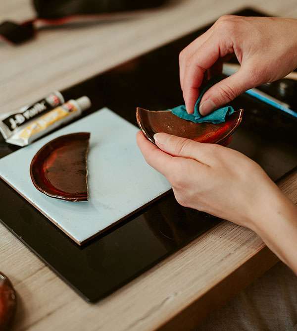 Dimostrazione di kintsugi