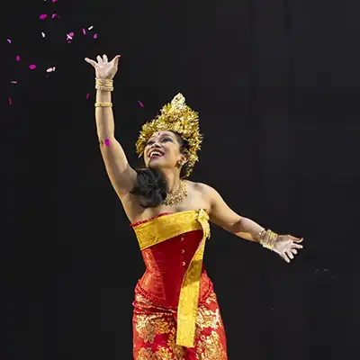 La danza mistica indonesiana
